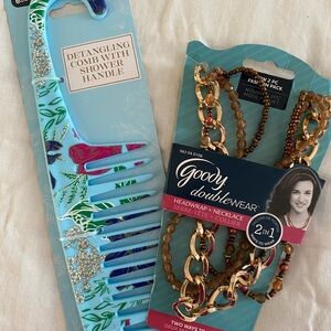 Goody Doublewear Headwrap and Necklace and Comb Set